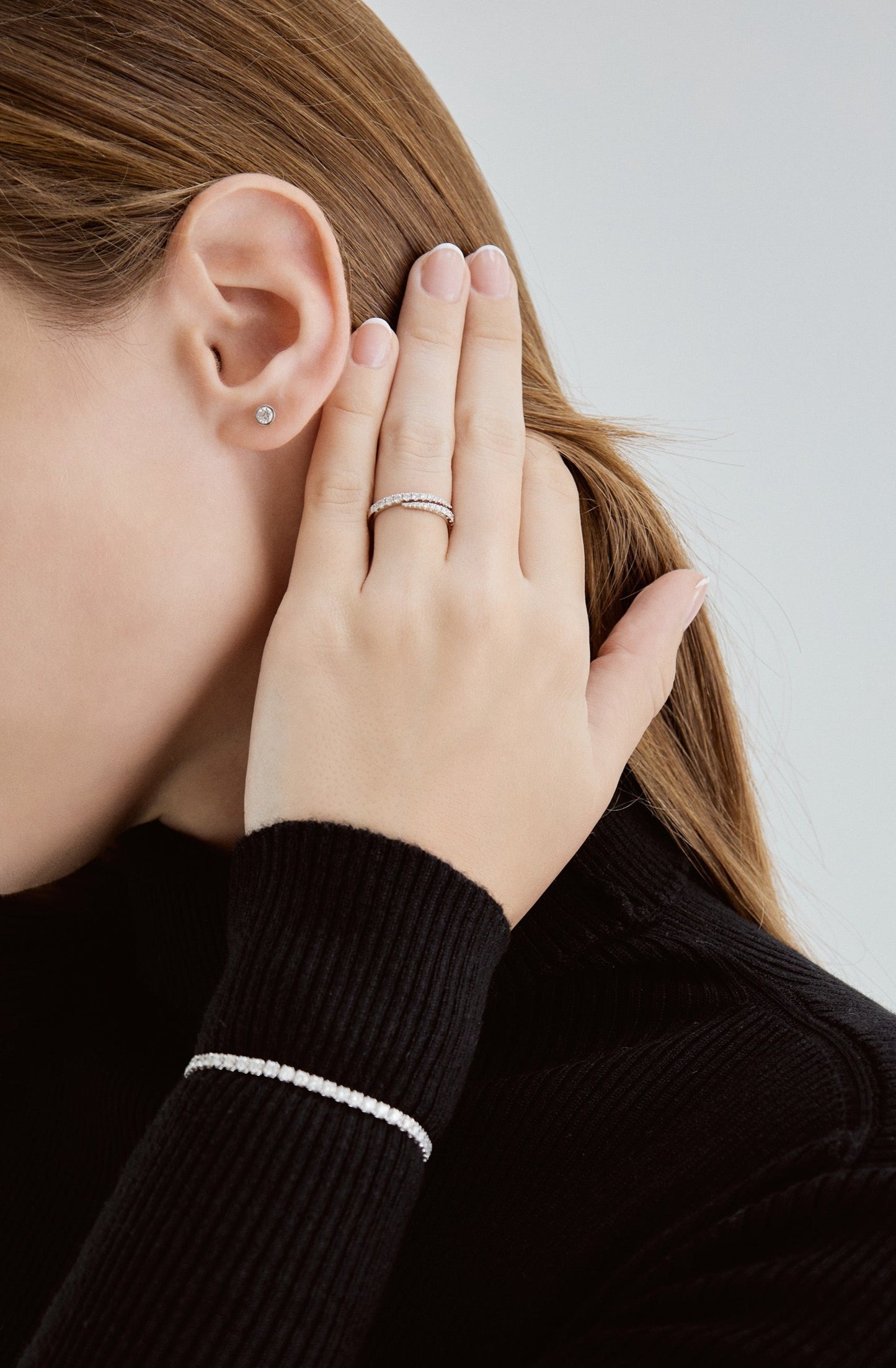 0.35ct Petite Diamond Bezel Studs