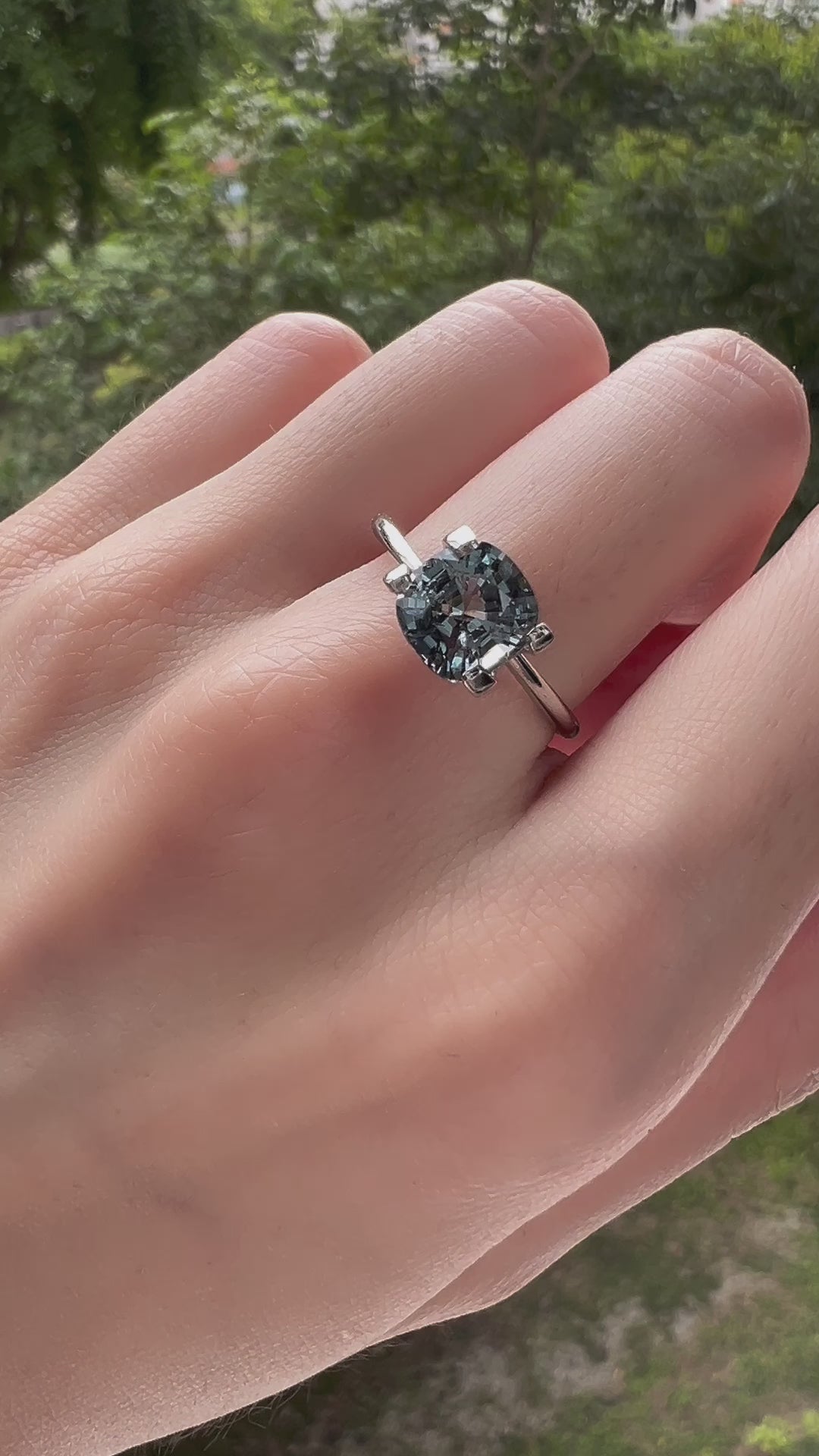 rare blue spinel from myanmar burma